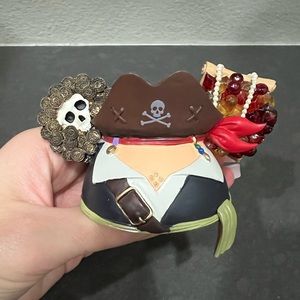 Jack Sparrow Mickey Ears Ornament by Artist Costa Alavezos